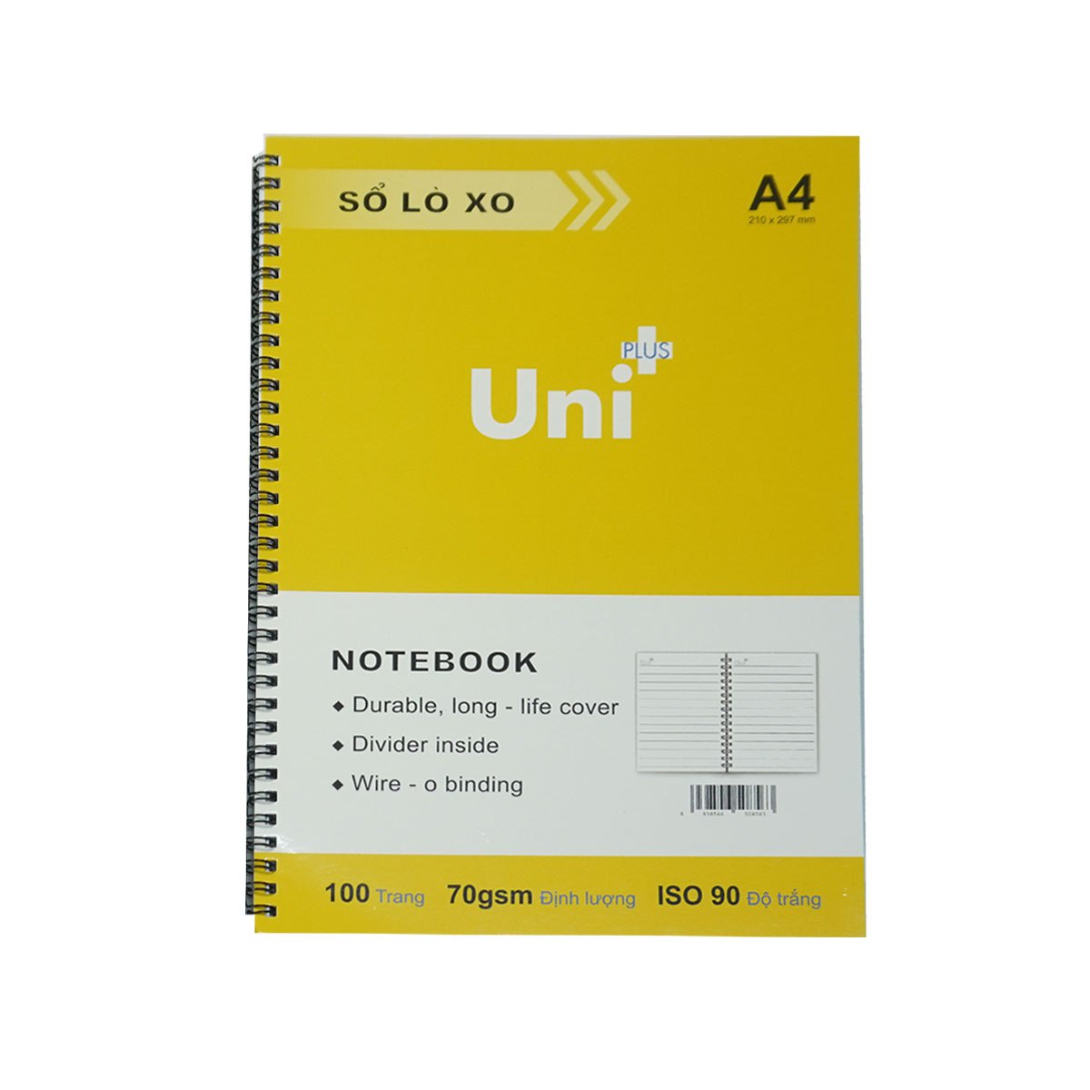 Sổ lò xo A4 - 100 trang