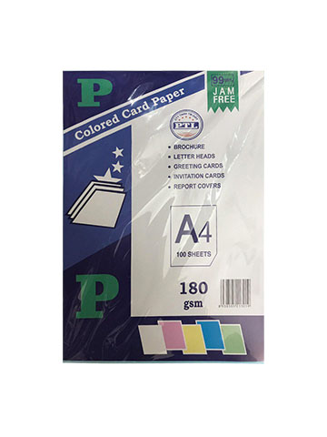 Bìa màu A4 180gsm