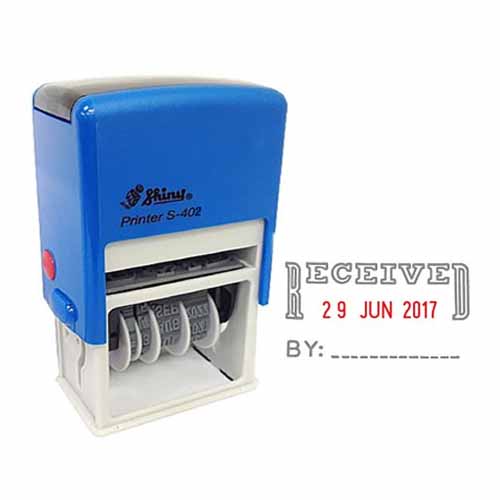 Dấu Shiny S402 - đóng ngày, tháng, năm