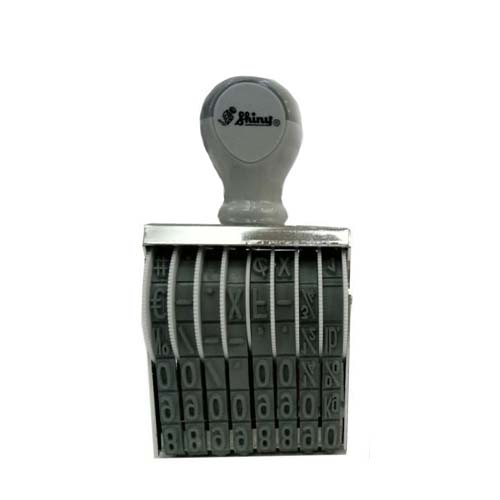Dấu xoay tay Shiny N38 8 số - số cao 5mm