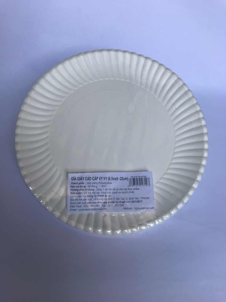Đĩa Giấy 22cm