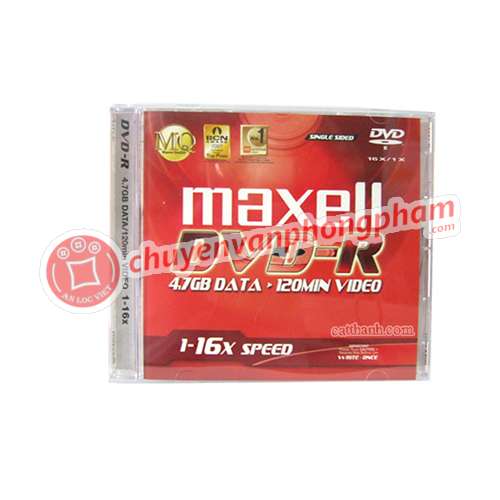 Đĩa DVD Maxell - Hộp đỏ 10 cái