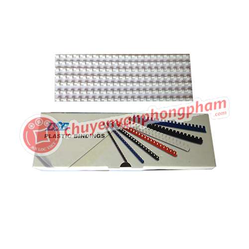Gáy lò xo nhựa 19mm (100 cái/hộp)