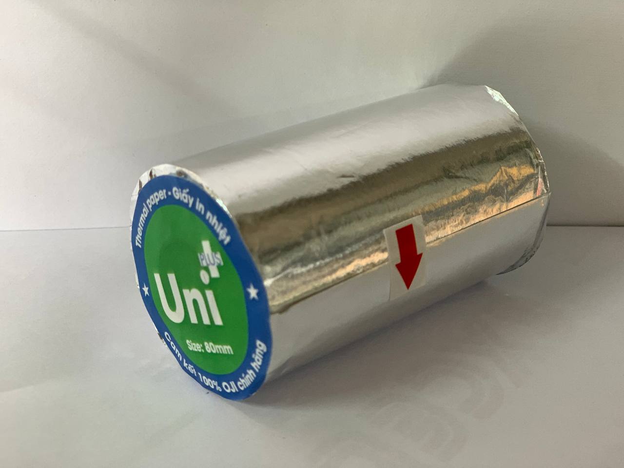 Giấy in nhiệt Uni Plus K80x45mm