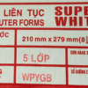 Giấy liên tục 5 liên 210x279mm