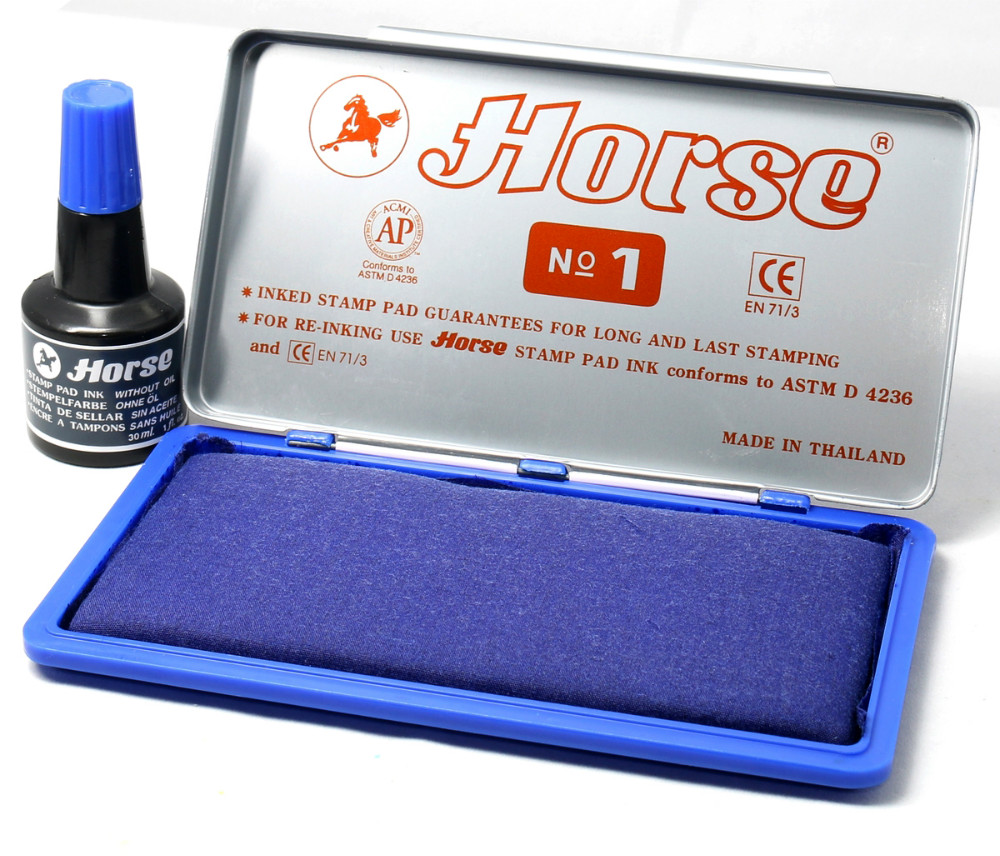 Hộp dấu kim loại Horse No.1