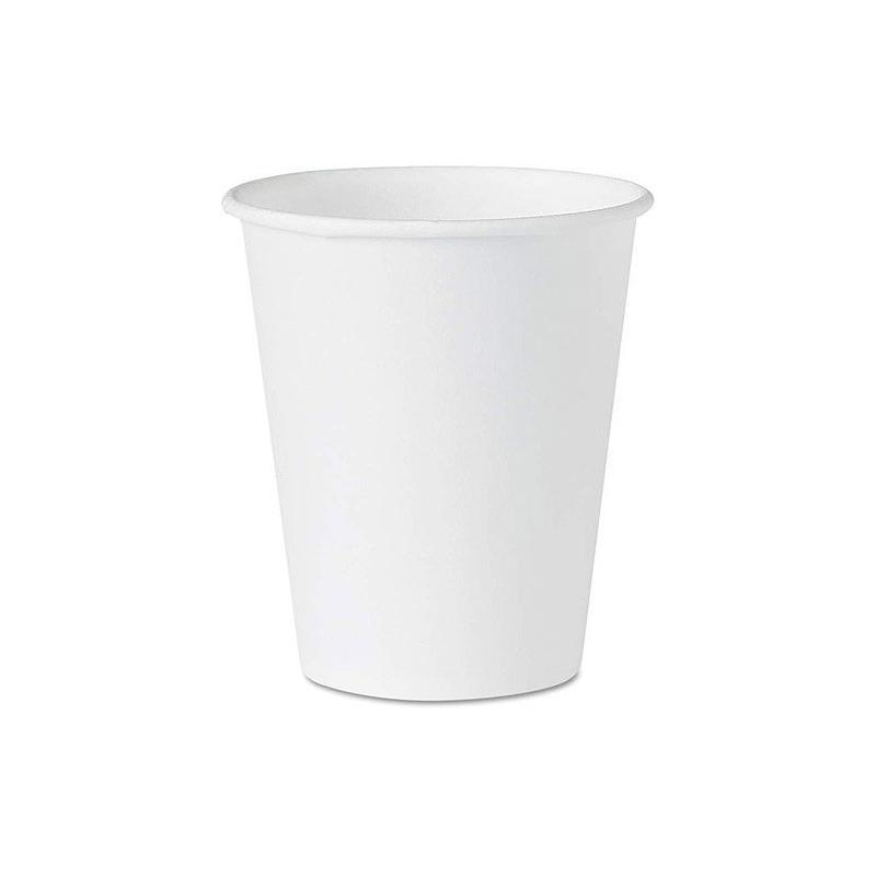 Ly giấy trắng 6.5 OZ 185ml - 7,4x7,3x4,9