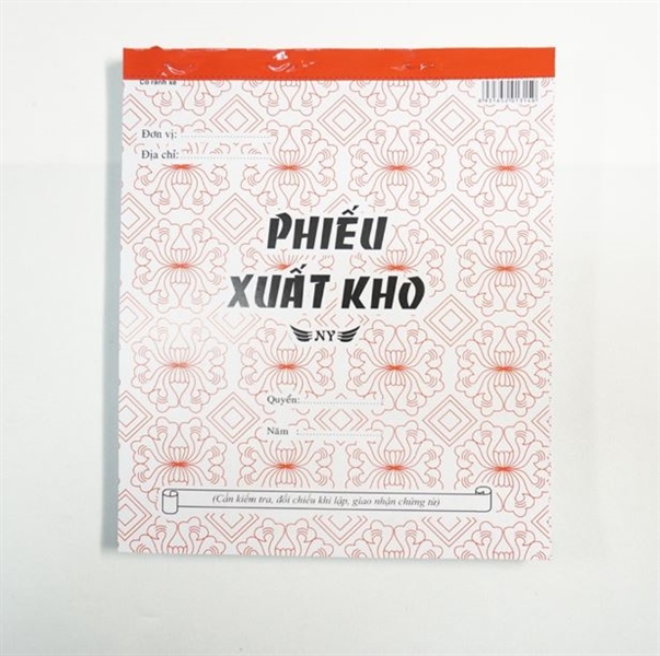 Phiếu xuất kho 3 liên A4