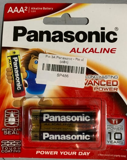 Pin 3A Panasonic - Pin vỉ
